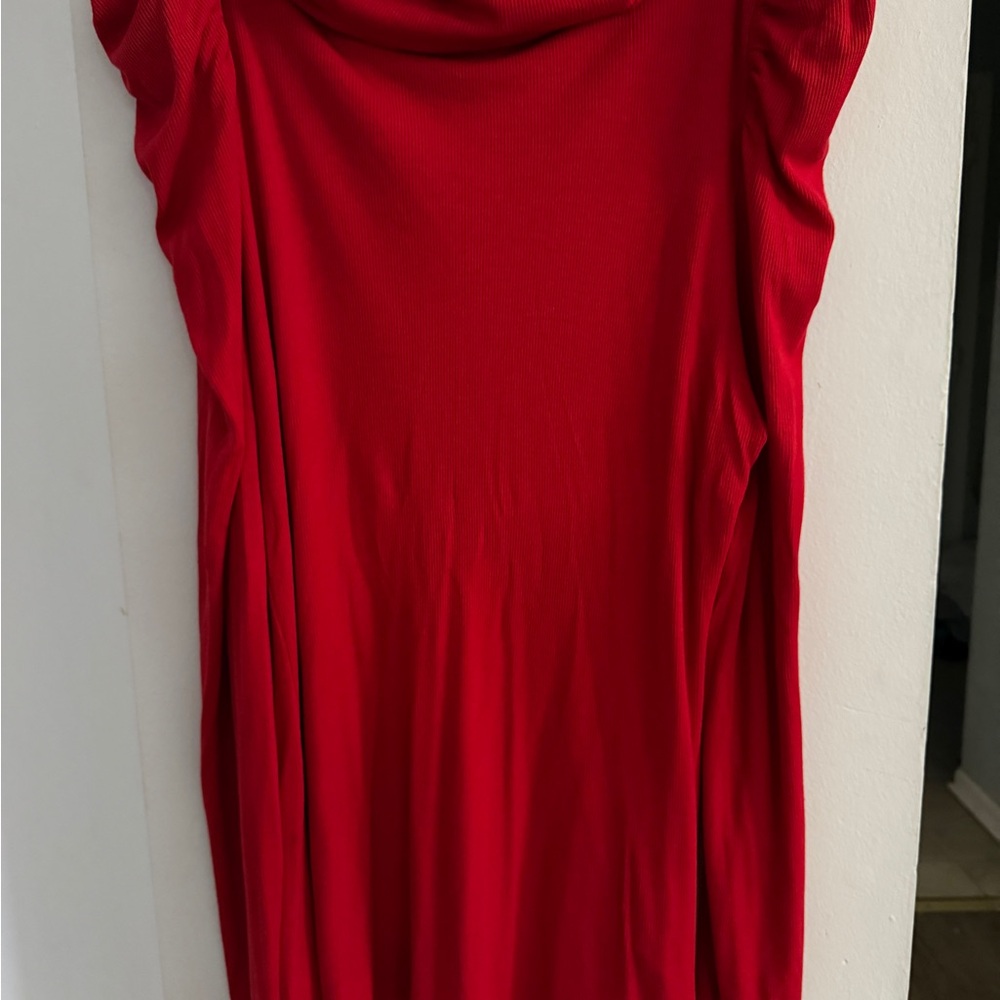 INC International Red Blouse Size XL excellent condition - Picture 2 of 3